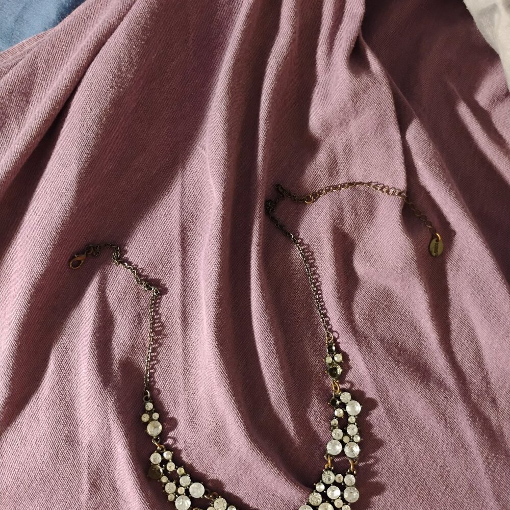 Cubic Zirconia Fashion Jewelry Necklace.